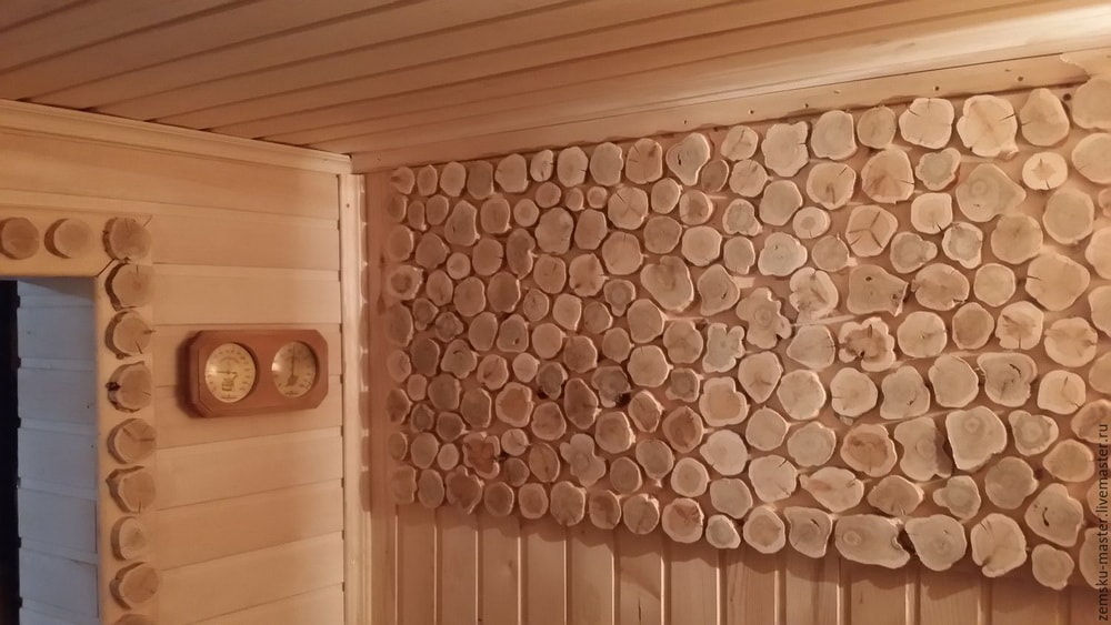 Панно из можжевельника