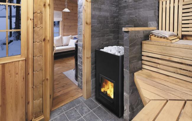 Русские бани с дровяной печью