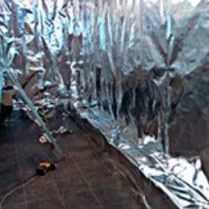 3. Создание «эффекта термоса», проклейка швов фольга-скотчем