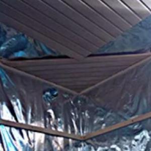 4. Монтаж контробрешекти и обшивка вагонкой