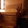 Кедровая парная с электрической печью Harvia