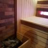 Липовая парная с электрической печью Harvia